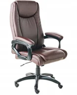 Fotele i krzesła biurowe - Krzesło biurowe Beliani Fotel biurowy GRACEFUL Ciemnobrązowy - miniaturka - grafika 1