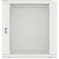 Szafy rack - Lanberg Szafa wiszący 19" 12U, 600x450, szara FLAT PACK WF01-6412-10S - miniaturka - grafika 1