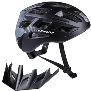 Dunlop Czarny Kask rowerowy M (55-58cm) - Kaski rowerowe - miniaturka - grafika 6