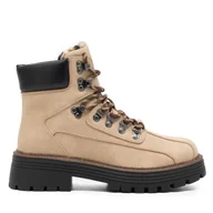 Botki damskie - Trapery Jenny Fairy GINETTE WS2296-08 Beżowy - miniaturka - grafika 1