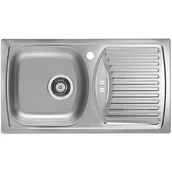 Zlewozmywaki - Alveus Zlewozmywak stalowy wpuszczany satyna BASIC 150 1037766K - miniaturka - grafika 1