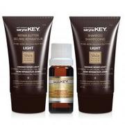 Zestawy kosmetyków damskich - Saryna Key Pielęgnacja włosów ZESTAW LIGHT szampon 40ml + maska 40ml + olejek 10ml - miniaturka - grafika 1