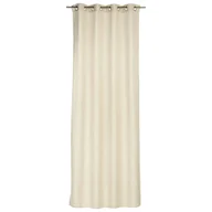 Zasłony - Zasłona Viggo beżowa 140 x 260 cm na przelotkach Inspire - miniaturka - grafika 1