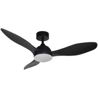 Wentylatory sufitowe - Lampowentylator Amos czarny 122 cm LED Inspire - miniaturka - grafika 1