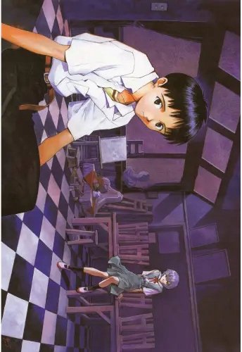 Plakat Anime Neon Genesis Evangelion nge_037 A2 Custom
