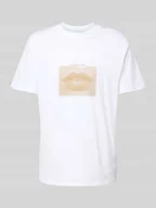 Koszulki męskie - T-shirt z nadrukiem z logo model ‘Deterni’ - miniaturka - grafika 1