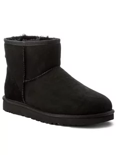 UGG Buty M Classic Mini 1002072 Czarny - Buty zimowe męskie - miniaturka - grafika 1