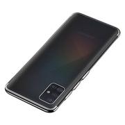 Etui i futerały do telefonów - Clear Color case żelowy pokrowiec etui z metaliczną ramką Samsung Galaxy A51 czarny - miniaturka - grafika 1