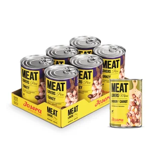 JOSERA Meatlovers Pure Indyk 6x400g + 400g GRATIS - Mokra karma dla psów - miniaturka - grafika 1