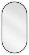 Lustra - Mexen Loft lustro łazienkowe owalne 80 x 40 cm, rama czarna - 9851-080-040-000-70 - miniaturka - grafika 1