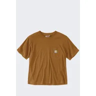 Koszulki i topy damskie - Koszulka damska bawełniana z kieszonką Carhartt Lightweight - miniaturka - grafika 1
