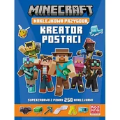 Książki edukacyjne - Naklejkowa przygoda. Kreator postaci. Minecraft - miniaturka - grafika 1