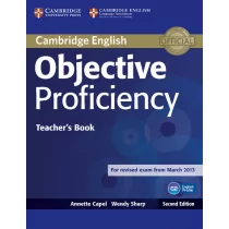 Objective Proficiency Teacher's Book - Capel Annette, Wendy Sharp - Książki do nauki języka angielskiego - miniaturka - grafika 1