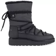 Śniegowce damskie - Buty Calvin Klein Plus Snow Boot YW0YW00731-BDS - czarne - miniaturka - grafika 1