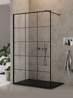 Kabiny prysznicowe - Kabina Prysznicowa Walk-In New Modus Black 110X200 5903917233286 - miniaturka - grafika 1