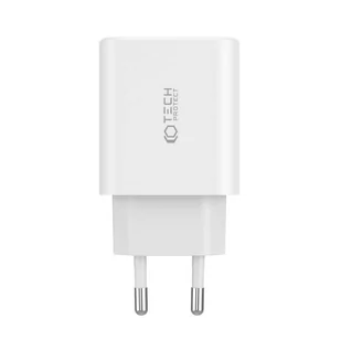 Ładowarka Sieciowa 30W 2x PD USB-C + QC3.0 USB Tech-Protect C30W biała - Ładowarki do telefonów - miniaturka - grafika 3