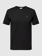 Koszulki męskie - T-shirt z detalem z logo - miniaturka - grafika 1