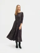 Sukienki - Zwiewna sukienka z plisowanym dołem - miniaturka - grafika 1