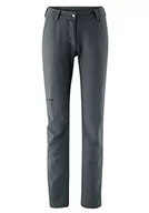 Spodnie damskie - Maier Sports Helga damskie spodnie softshellowe, outdoorowe szary szary (grafitowy) (Graphite) 21 236005 - miniaturka - grafika 1