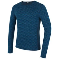 Koszulki sportowe męskie - Męska koszulka Zulu Merino 240 Long Rozmiar: L / Kolor: niebieski - miniaturka - grafika 1