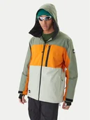 Kurtki narciarskie - Quiksilver Kurtka snowboardowa Sycamore EQYTJ03457 Zielony Modern Fit - miniaturka - grafika 1
