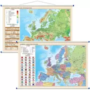 Atlasy i mapy - Mapa ścienna - polityczno-fiz. 1:12 000 000 Europa - miniaturka - grafika 1