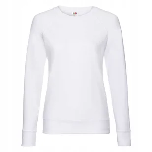 Lekka Bluza Damska Lightweight Raglan Sweat Biały r. 2XL - Bluzy damskie - miniaturka - grafika 1