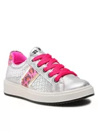 Buty dla dziewczynek - Primigi Sneakersy 1867111 S Srebrny - miniaturka - grafika 1