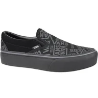 Trampki damskie - Buty sportowe do chodzenia damskie, Vans 66 Classic Slip-On Platform - miniaturka - grafika 1