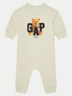 Rampersy - Gap Romper 627495-01 Beżowy - miniaturka - grafika 1