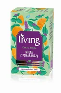Herbata - Herbata ziołowa Irving Mięta z pomarańczą 20x1,5g - miniaturka - grafika 1