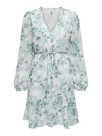 Sukienki - ONLY Sukienka w kolorze biało-miętowym - miniaturka - grafika 1