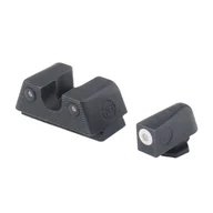 Amunicja i osprzęt ASG - TruGlo - Trytowe przyrządy celownicze Tritium-X - Glock 17/19 - Niskie - Biała obwódka - TG231G1XW - miniaturka - grafika 1