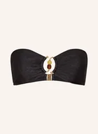 Stroje kąpielowe - Seafolly Góra Od Bikini Bandeau Palermo schwarz - miniaturka - grafika 1