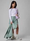 Spodnie i spodenki dla dziewczynek - 4F Spodenki dresowe dziewczęce - turkusowe 158 (12-13 lat) - miniaturka - grafika 1