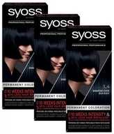 Farby do włosów i szampony koloryzujące - 3X Farba Do Włosów Granatowa Czerń Trwały Kolor - miniaturka - grafika 1