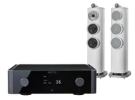 Zestawy stereo - Rotel Michi X3 S2 (czarny) + 804 D4 (biały) - miniaturka - grafika 1
