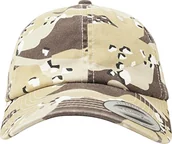 Czapki męskie - Flexfit Low Profile Camo Washed Cap unisex dla kobiet i mężczyzn, Base Cap z wzorem Camouflage i zapięciem sprzączkowym, wielokolorowa, jeden rozmiar 6245CW - miniaturka - grafika 1