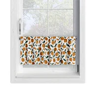 Firany - Zazdrostka SUMMER wzór SM27 | geometryczne pomarańcze 45 x 90 cm - miniaturka - grafika 1