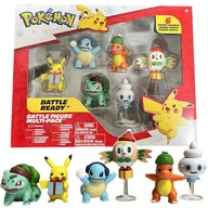 Figurki dla dzieci - POKEMON 6 Figurek Pikachu Charmander Squirtle Bulbasaur Rowlet Vanillite - miniaturka - grafika 1