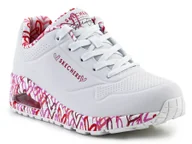 Sneakersy damskie - Skechers UNO-LOVING LOVE 155506-WRPK - miniaturka - grafika 1