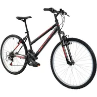 Rowery - Rower górski MTB INDIANA X-Pulser 1.6 Steel U15 26 cali męski Czarno-czerwony - miniaturka - grafika 1