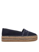 Espadryle damskie - Tommy Hilfiger Espadryle Denim Platform Espadrille FW0FW08543 Granatowy - miniaturka - grafika 1
