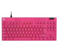 Klawiatury - Logitech Pro X TKL Rapid Różowy - miniaturka - grafika 1