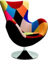 Fotele - Profeos Fotel uszak wypoczynkowy Zoltis - patchwork - miniaturka - grafika 1