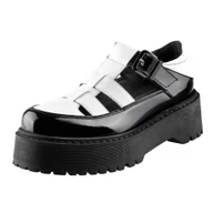 Półbuty damskie - półbuty damskie ALTERCORE czarne (SILVIA VEGAN BLACK/WHITE)-40 - miniaturka - grafika 1