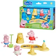 Figurki dla dzieci - Zestaw figurek HASBRO Świnka Peppa Rodzeństwo na plaży G28335X0 - miniaturka - grafika 1