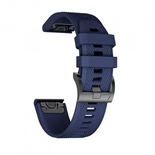 Tech-Protect Pasek Smooth do Fenix 5 / 6 / 6 Pro Navy Blue - Akcesoria do smartwatchy - miniaturka - grafika 1