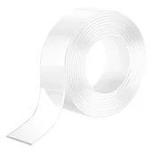 Dekoratorstwo - Dwustronna taśma Nano Type 5m wielokrotnego użytku przeźroczysta - miniaturka - grafika 1