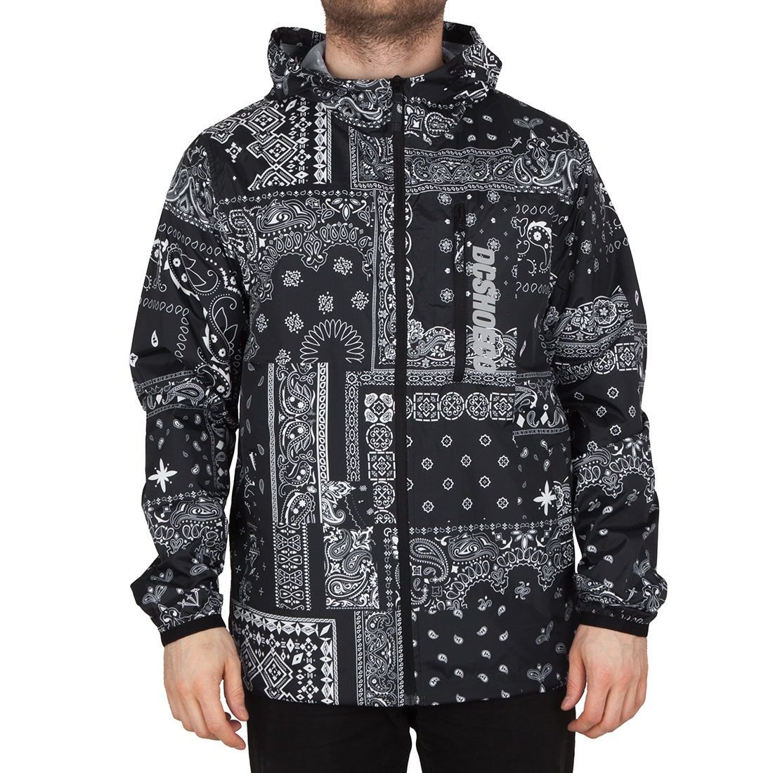 Kurtka wiatrówka DC DAGUP ripstop bandana BLK M